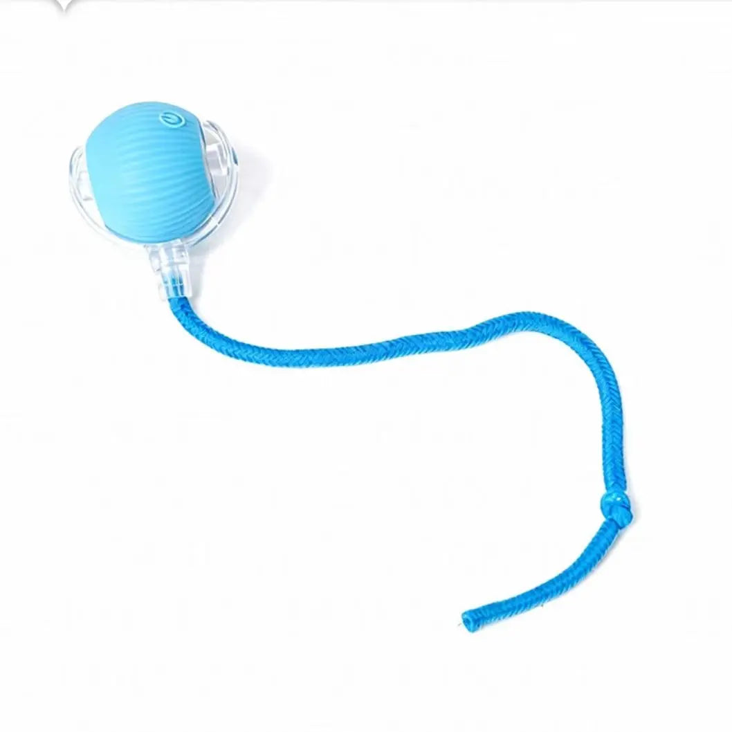 Interactive Rolling Ball Cat Toy with USB Charging Teasing Stick for All Breeds Bite Resistant anti Boredom Pet Supplies Safe Materials