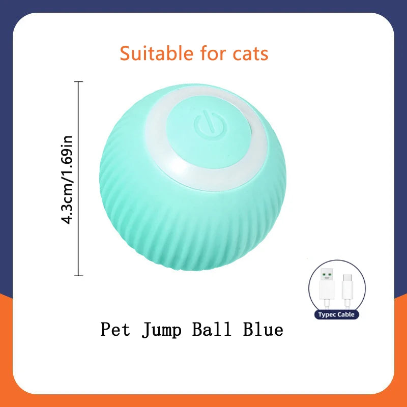 Smart Dog Toys Ball Electronic Interactive Pet Toy Moving Ball USB Automatic Moving Bouncing for Puppy Birthday Gift Cat Product