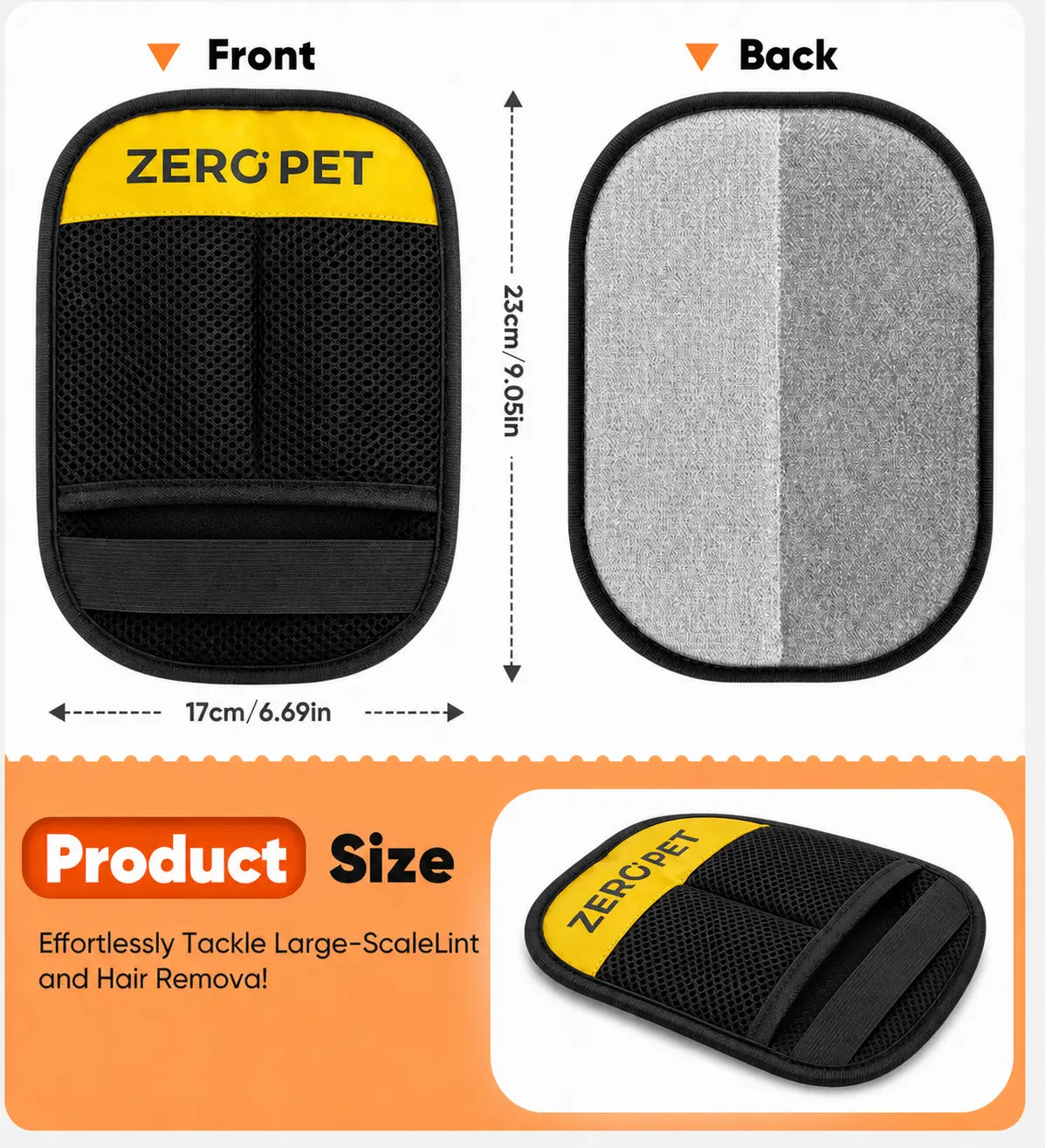 Upgraded Reusable Pet Hair Remover Mitt for Couches, Furniture, Carpets & Car Seats #Summervibes