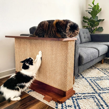 Modern Cat Scratching Side Table: Stylish Indoor Furniture for Cats